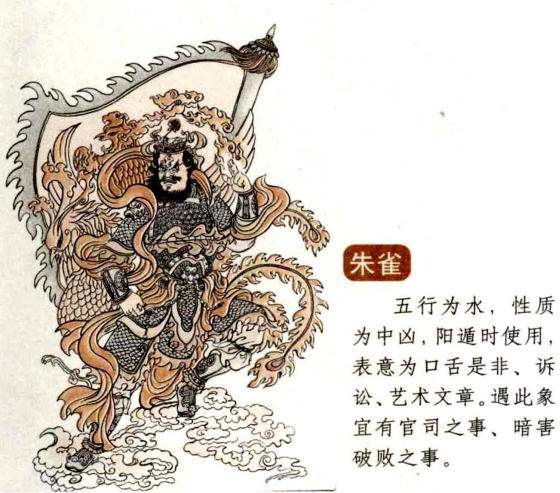 奇门遁甲八神之朱雀介绍