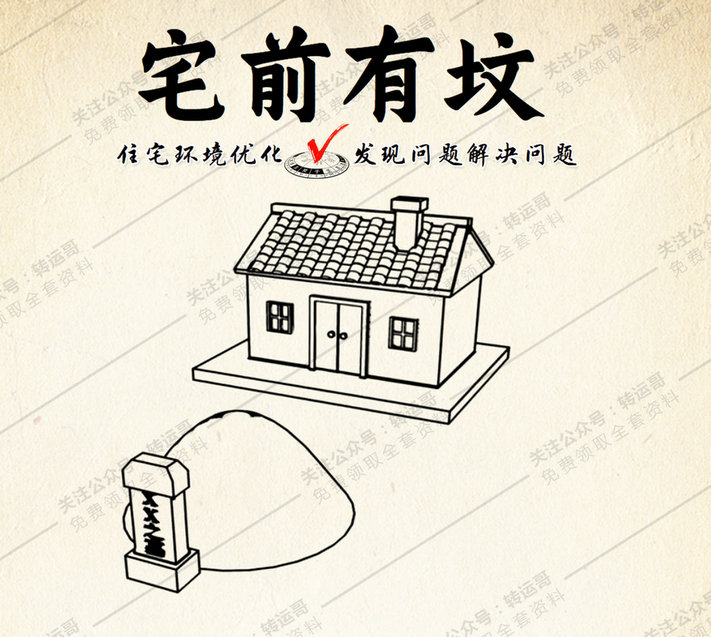 宅前有坟