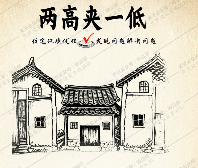 两高夹一低
