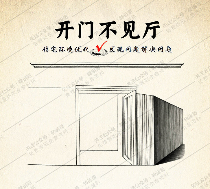 开门不见厅