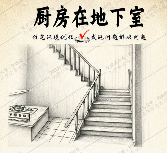 厨房在地下室