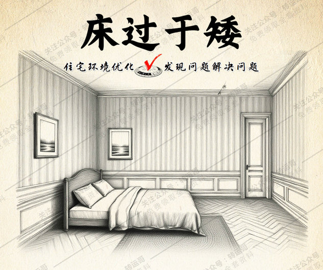 床紧临地面