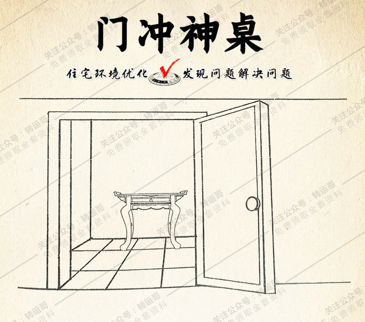 门冲神桌