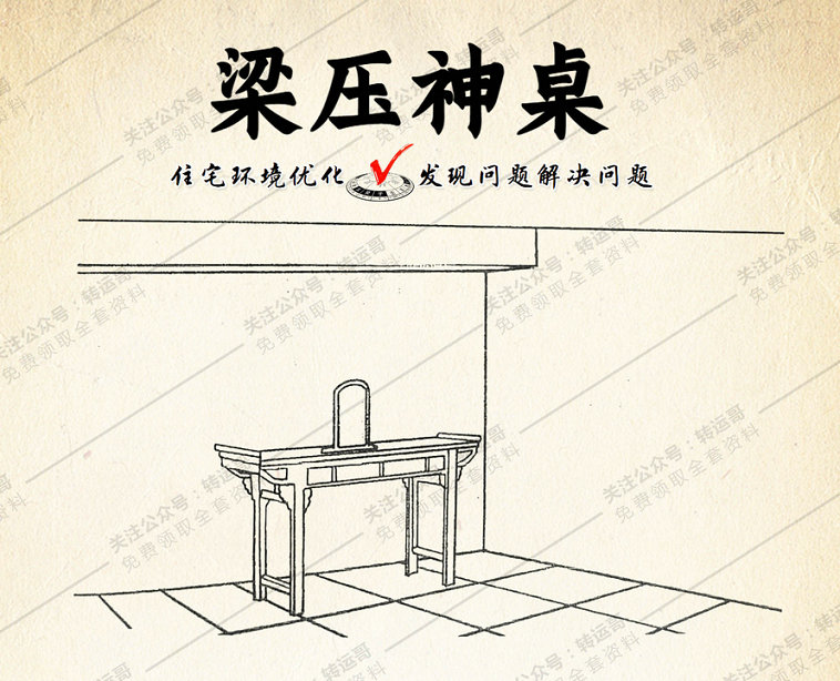 梁压神桌